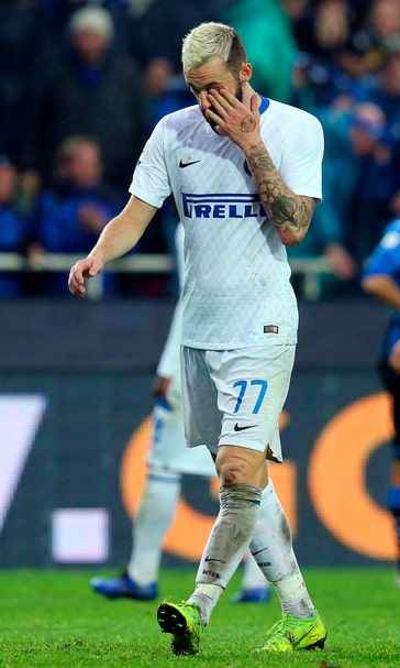 Inter stunned 4-1 at Atalanta to end 6-match winning streak